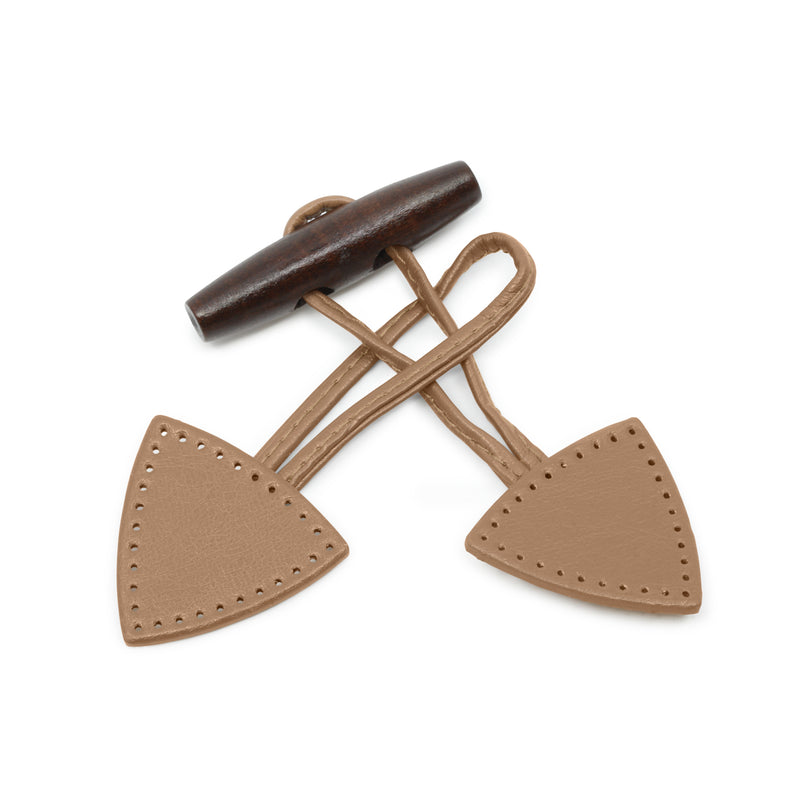 Load image into Gallery viewer, 454-58|Dritz Sew-On Toggle, 1 pc, Tan