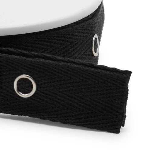 28607-1|Dritz Snap Tape with Metal Snaps, Black, 8 yd