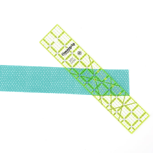 RN25125|Omnigrid Omnigrip Neon Rectangle Ruler, 2-1/2