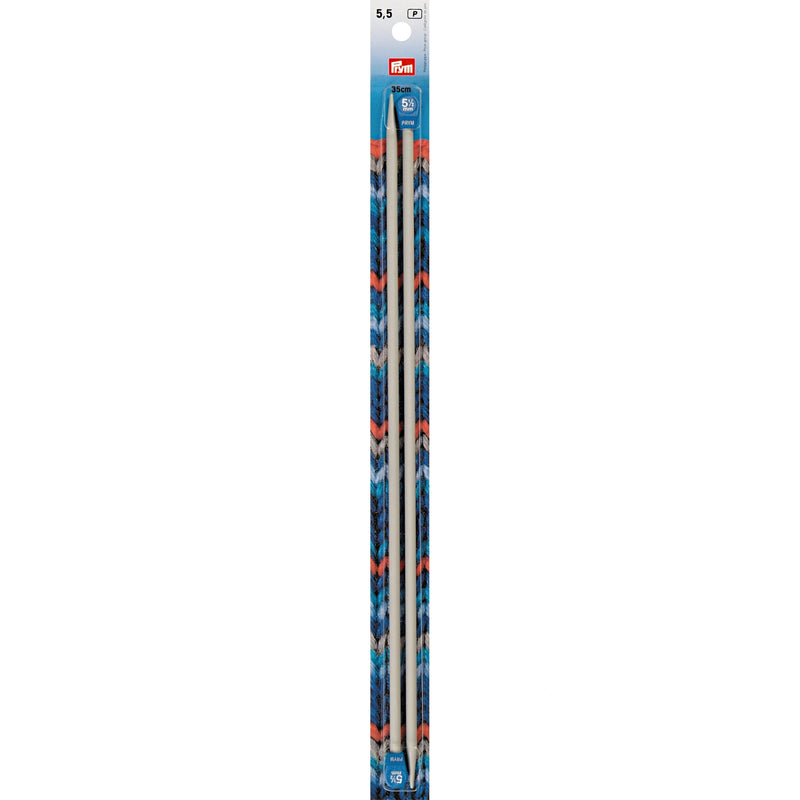 Load image into Gallery viewer, 191468|Prym 14" Single Point Aluminum Knitting Needles, 5.5mm