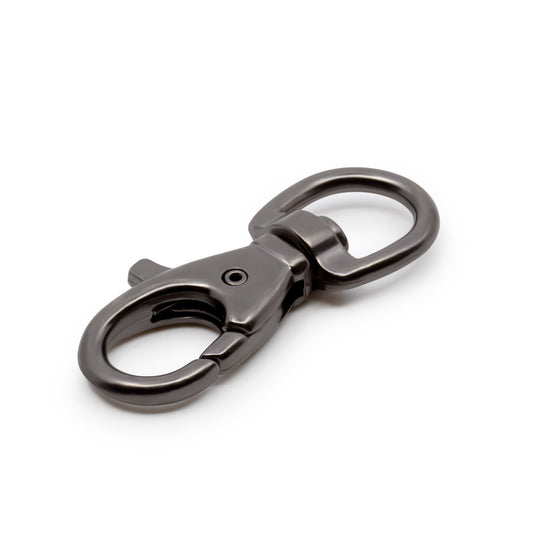 BK153|Dritz Swivel Hooks, Gunmetal, 12 pc