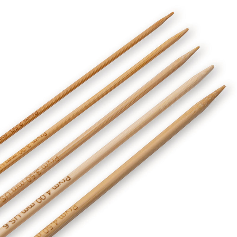 Load image into Gallery viewer, 222910|Prym Double-Pointed Knitting Needles Set, Bamboo, 2.5-4.5mm