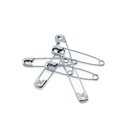 1461|Dritz 2" Quilters Safety Pins, Nickel, 40 pc