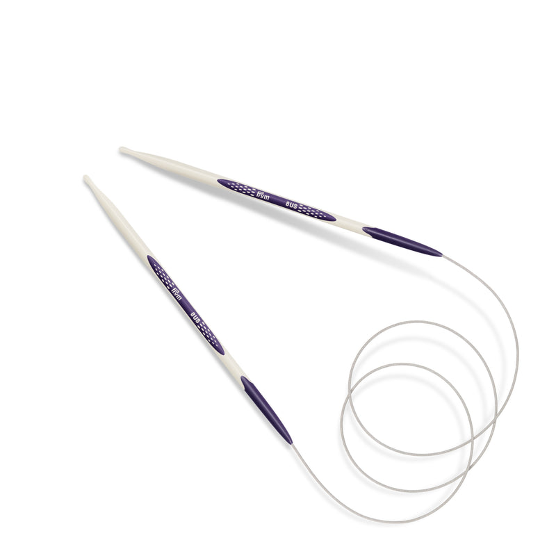 Load image into Gallery viewer, 57086|Prym 32" Ergonomic Circular Knitting Needles, US 8 (5mm)