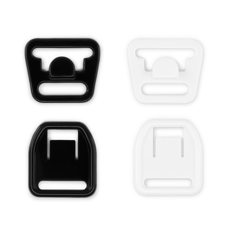 Load image into Gallery viewer, 56698-12-66|Dritz Nursing Bra Clips, Black &amp; White, 4 Sets, 1/2"