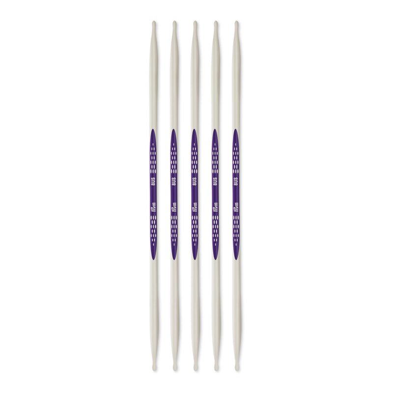 Cargue la imagen en el visor de la galería, 57055|Prym 8" Ergonomic Double Point Knitting Needles, US 8 (5mm)