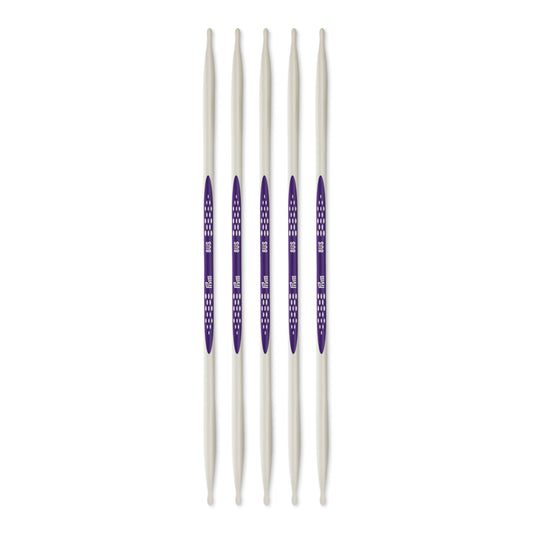 57055|Prym 8" Ergonomic Double Point Knitting Needles, US 8 (5mm)