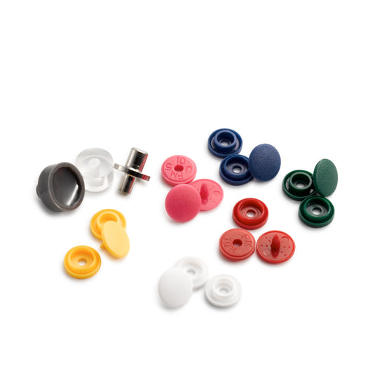 393950|Prym PL COLOR Snaps Mini box 9 mm 6 colors with tools 72pc