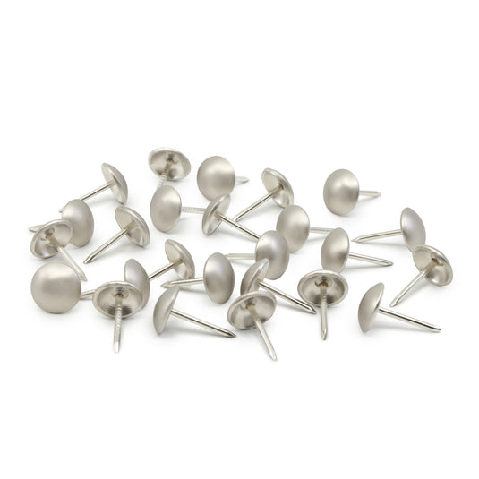 44254|Dritz 7/16" Smooth Decorative Nails, Nickel, 300 pc