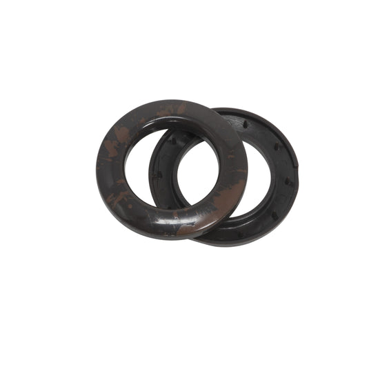 44451|Dritz 1" Plastic Curtain Grommets, Brown, 8 Sets