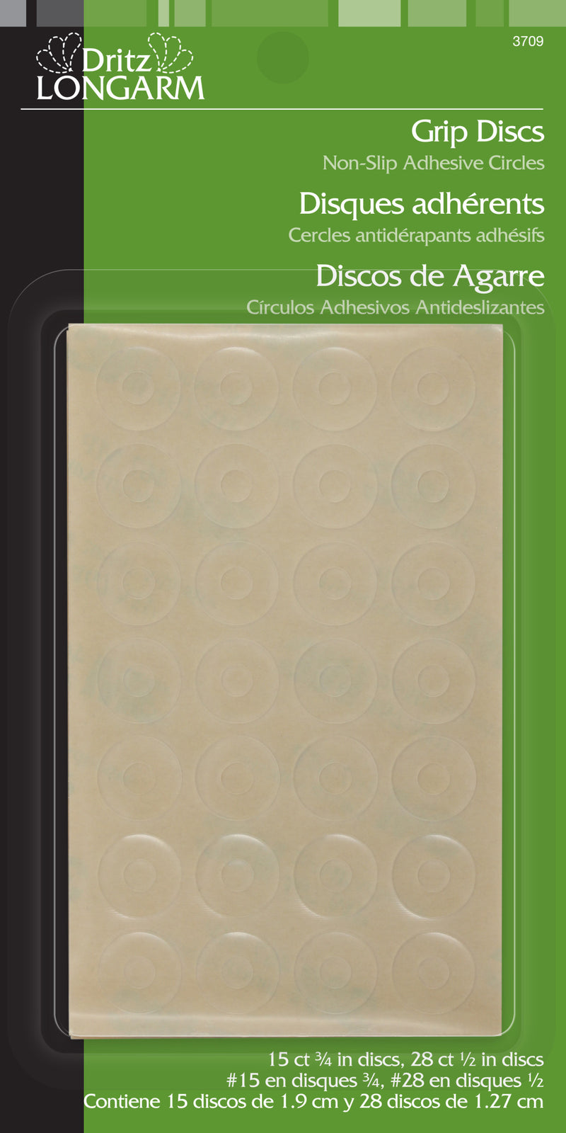 Cargue la imagen en el visor de la galería, 3709|Dritz Clear Grip Discs, 28 pc