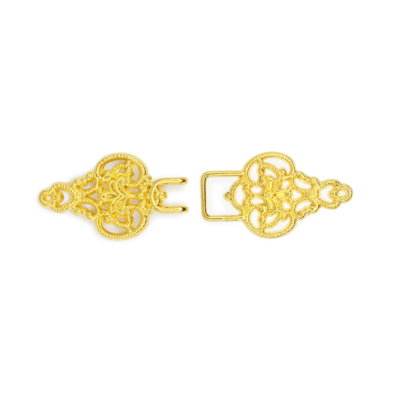 Load image into Gallery viewer, 499|Dritz Filigree Hook &amp; Eye, 1 pc, Gold