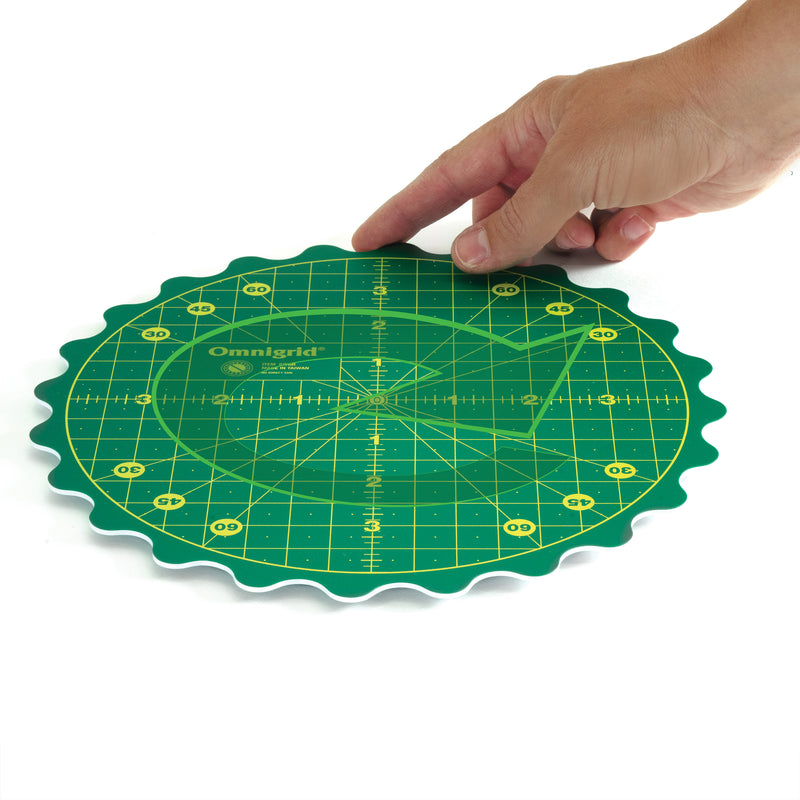 Load image into Gallery viewer, 8WGR|Omnigrid 360 ROTATING CUTTING MAT, 8"