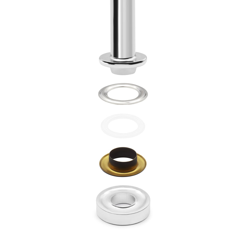 Load image into Gallery viewer, 740-1-T|Dritz 1/2" Fashion Grommets, 1 Kit, Black