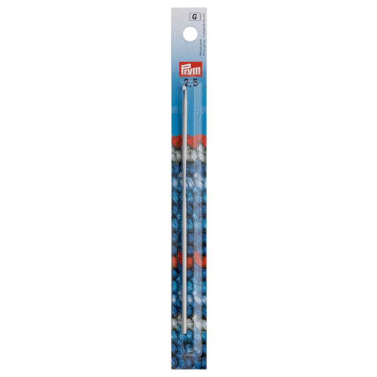195136|Prym 6" Aluminum Crochet Hook, 2.5mm