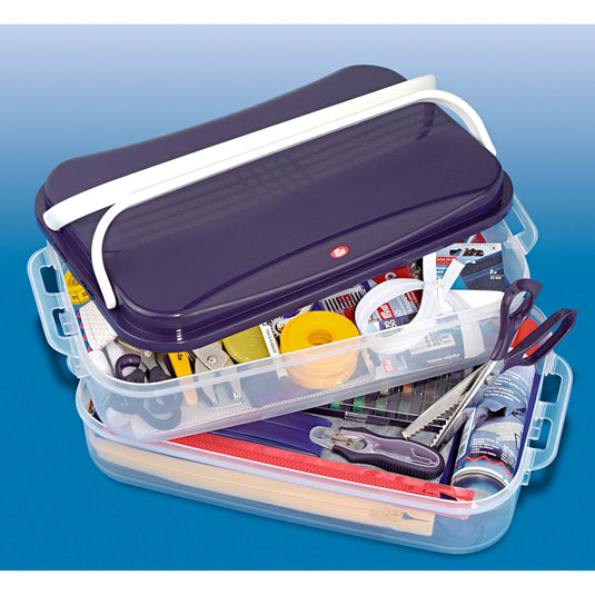612420|Prym Jumbo Click Box, Clear