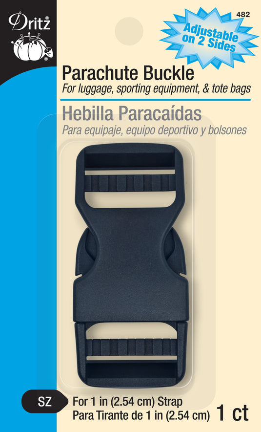 482|Dritz 1" Parachute Buckle, Navy