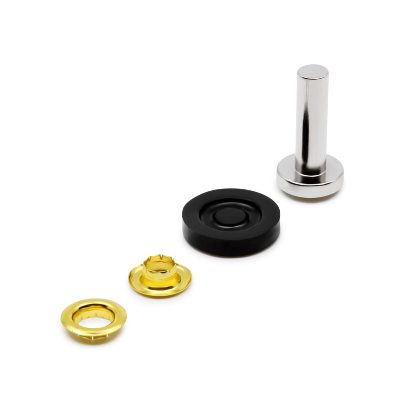 Load image into Gallery viewer, BK124|Dritz 1/4" Large Eyelets &amp; Tools, 144 Sets, Gold