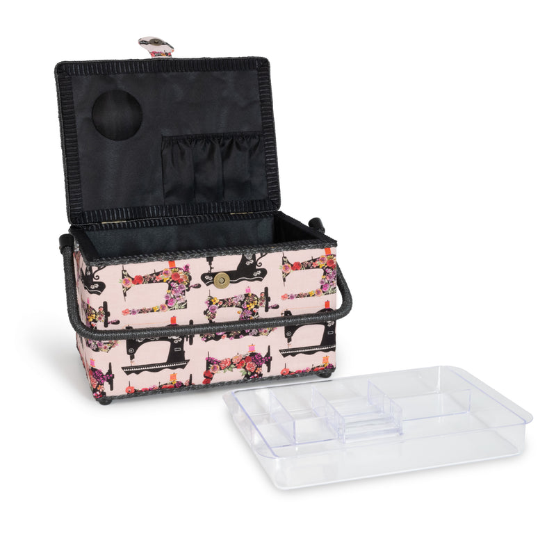 Load image into Gallery viewer, Z10051-221|Dritz Rectangular Sewing Basket, Large