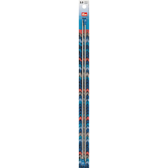 191463|Prym 14" Single Point Aluminum Knitting Needles, 3mm