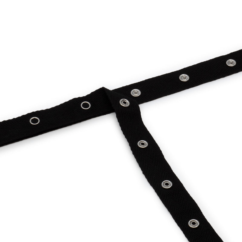 Load image into Gallery viewer, 28607-1|Dritz Snap Tape with Metal Snaps, Black, 8 yd