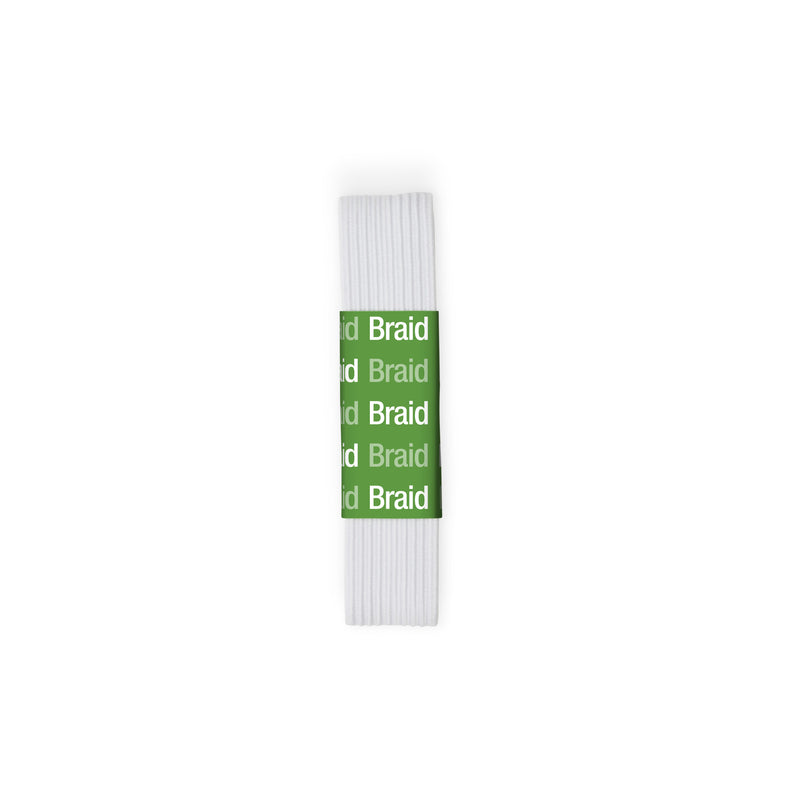 Chargez l'image dans la visionneuse de la galerie, 9334W|Dritz 3/4" White Braided Elastic, 1 yd