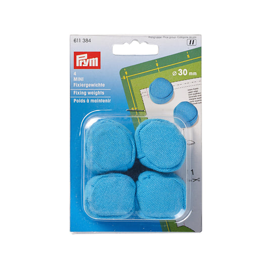 611384|Prym Pattern Weights, Blue, 4pc