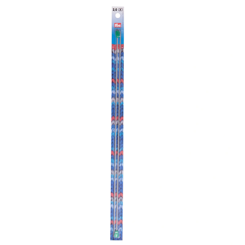 Load image into Gallery viewer, 191472|Prym 16" Single Point Aluminum Knitting Needles, 2mm