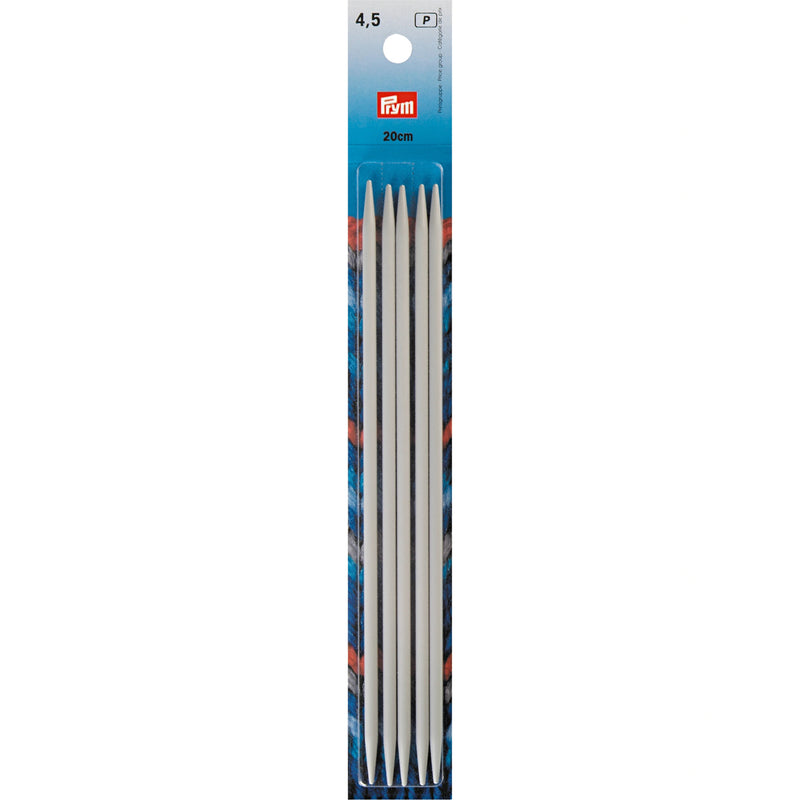 Load image into Gallery viewer, 191493|Prym 8" Double Point Aluminum Knitting Needles, 4.5mm