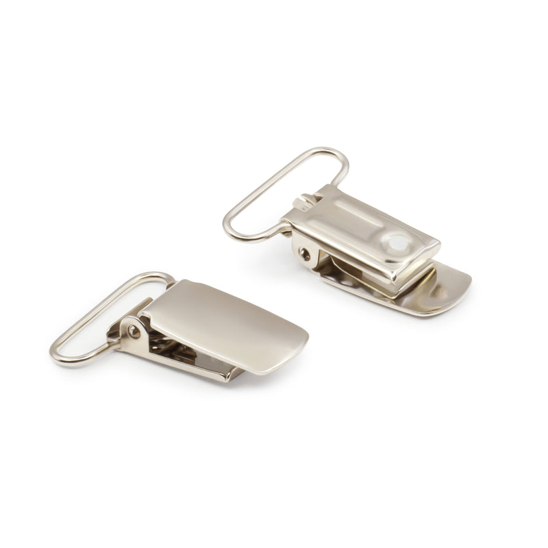 Load image into Gallery viewer, BK136|Dritz 1" Suspender/Mitten Clips, 24 pc, Nickel