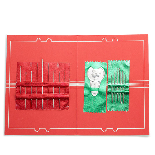 128147|Prym Darning Hand Needles & Threader with Needle Folder, Assorted, 19 pc