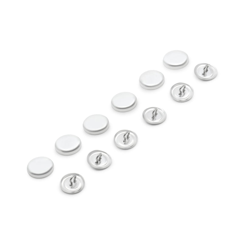 Load image into Gallery viewer, 13-24|Dritz 5/8" Cover Button Refill, 6 Sets, Nickel