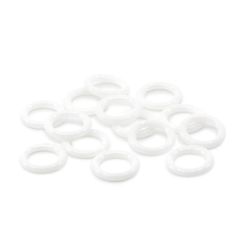 Cargue la imagen en el visor de la galería, 44347|Dritz 1/2" Plastic Rings, White, 24 pc