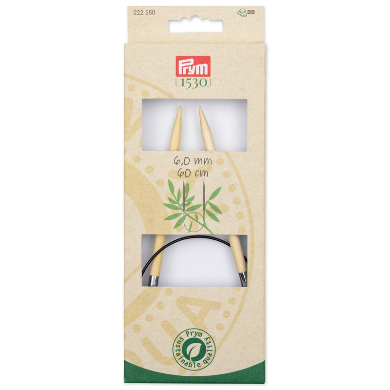 Load image into Gallery viewer, 222550|Prym 24" (60 cm) Circular Bamboo Knitting Needles, US 10 (6 mm)