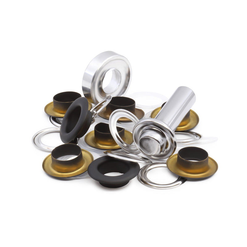 Load image into Gallery viewer, 740-1-T|Dritz 1/2" Fashion Grommets, 1 Kit, Black