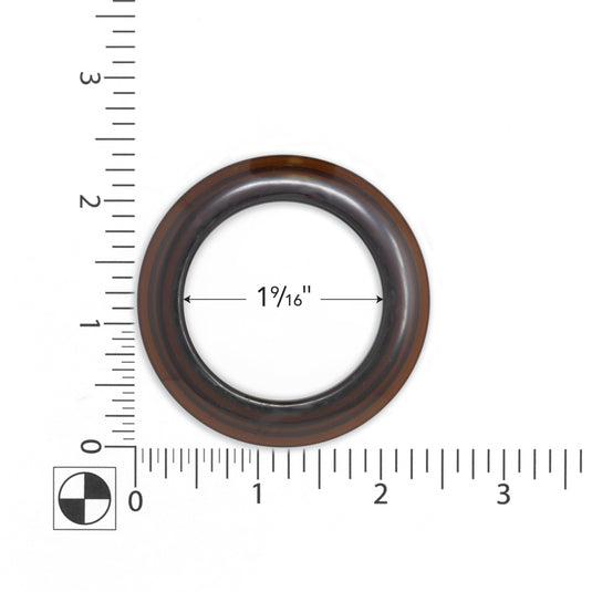 44366|Dritz 1-9/16" Plastic Curtain Grommets, Bronze, 8 Sets