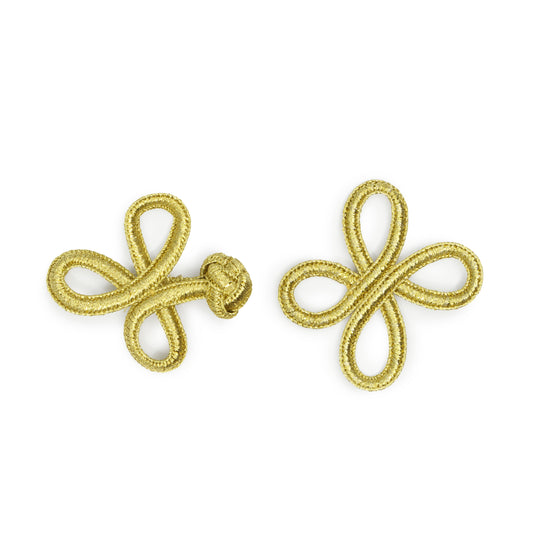 498|Dritz 3" Frog Closure Set, Gold