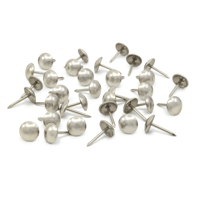 Load image into Gallery viewer, 9008|Dritz 3/8" Smooth Decorative Nails, Nickel, 36 pc