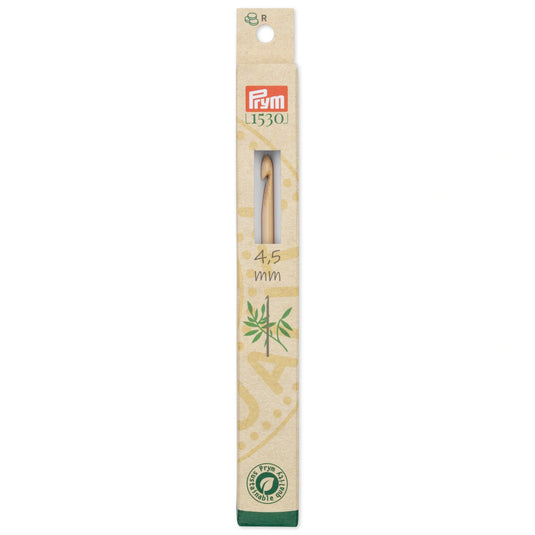 197605|Prym 6" Bamboo Crochet Hook, 4.5mm