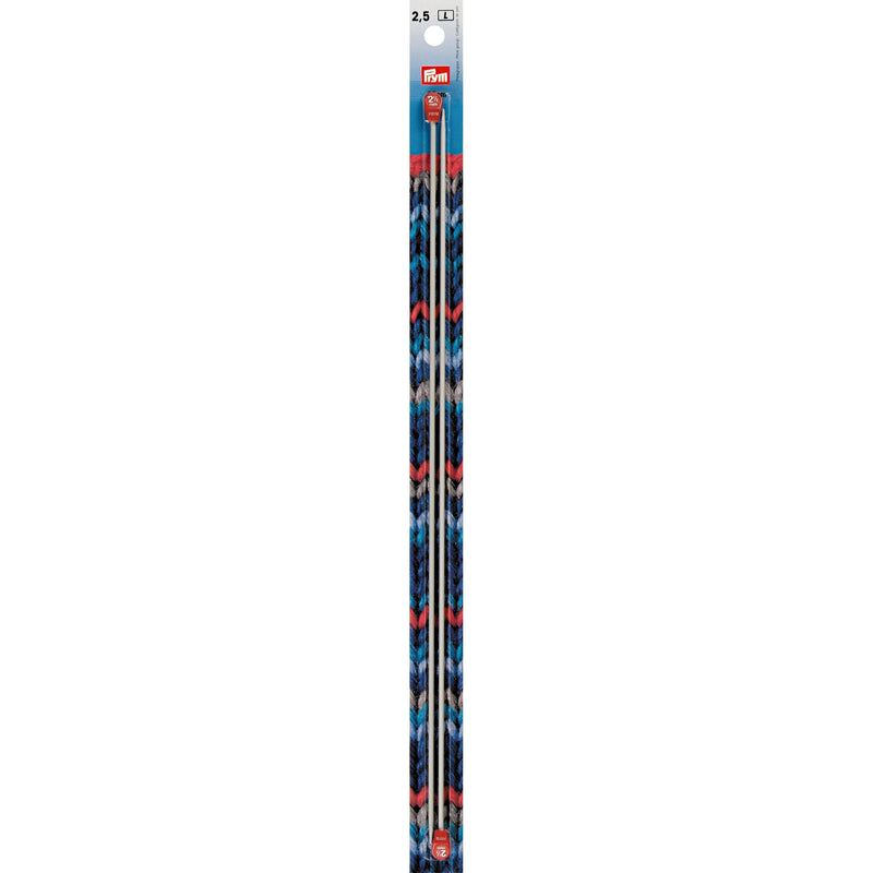 Load image into Gallery viewer, 191462|Prym 14" Single Point Aluminum Knitting Needles, 2.5mm