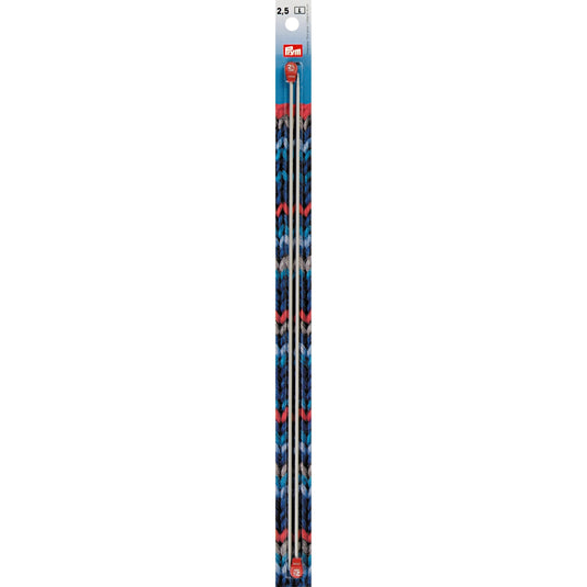 191462|Prym 14" Single Point Aluminum Knitting Needles, 2.5mm