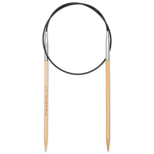 222517|Prym 24" (60 cm) Circular Bamboo Knitting Needles, US 7 (4.5 mm)