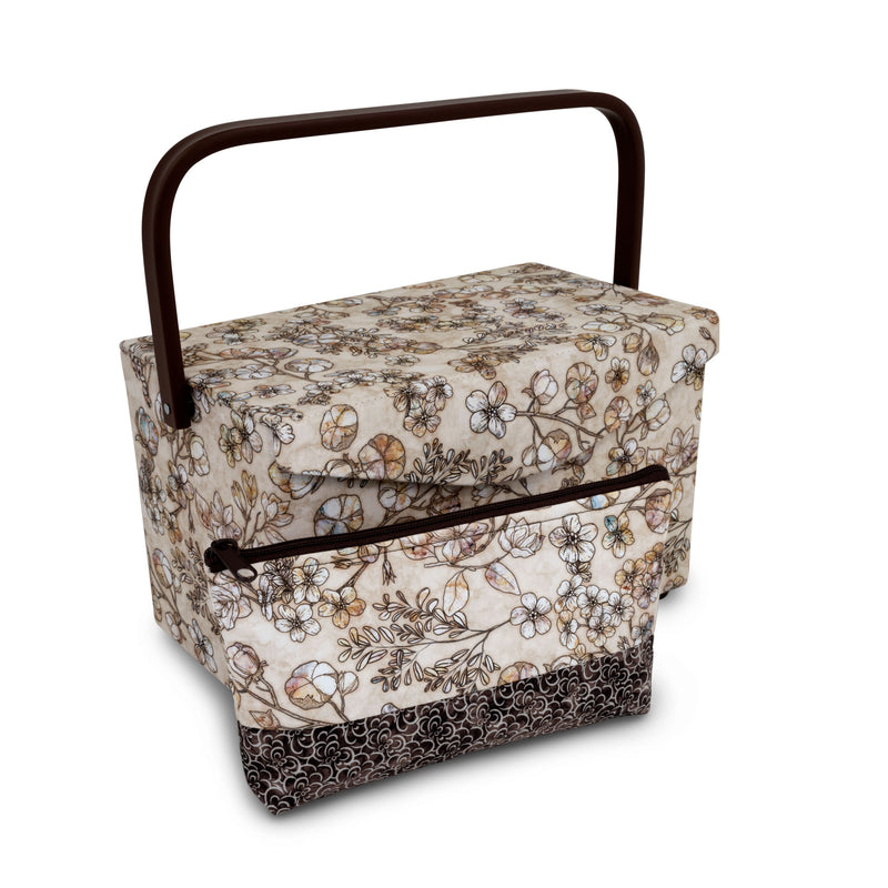 Load image into Gallery viewer, Z10456|Dritz Rectangular Sewing Basket with Zippered Case, Medium
