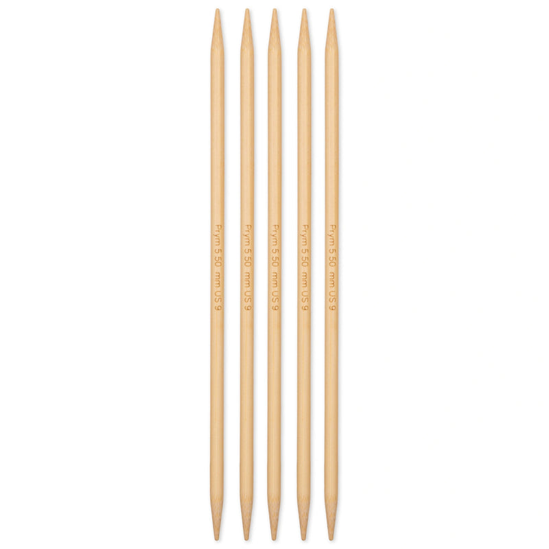 Load image into Gallery viewer, 222230|Prym 8" Double Point Bamboo Knitting Needles, 5.5mm