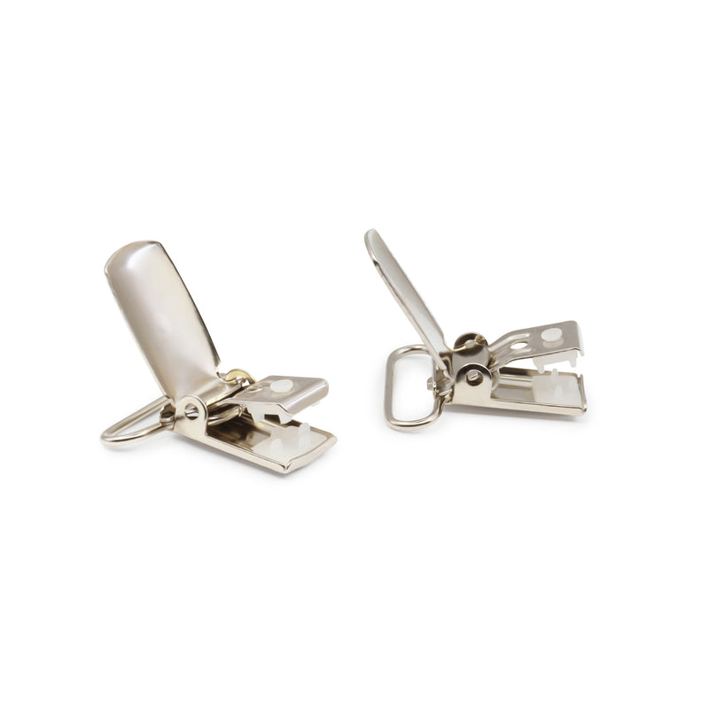 Load image into Gallery viewer, BK136|Dritz 1" Suspender/Mitten Clips, 24 pc, Nickel