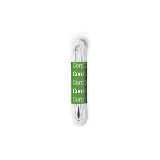9341W|Dritz Oval Cord Elastic, White, 2-1/2 yd