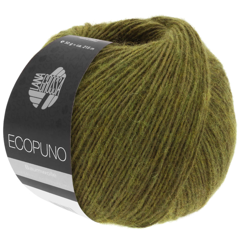 Load image into Gallery viewer, 13310054|Lana Grossa Ecopuno Yarn, Dark Olive Green
