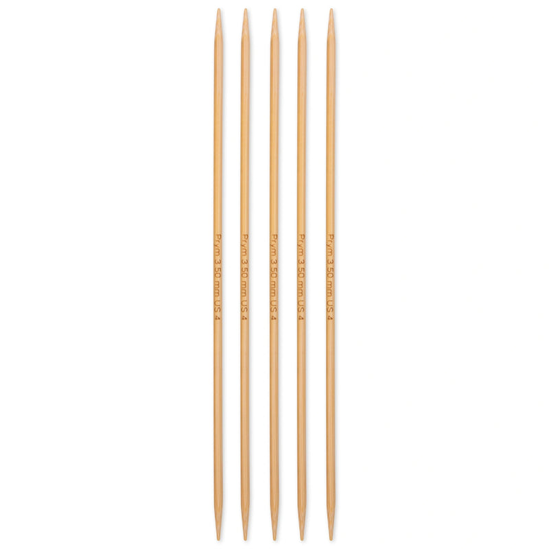 Load image into Gallery viewer, 222213|Prym 8" Double Point Bamboo Knitting Needles, 3.5mm