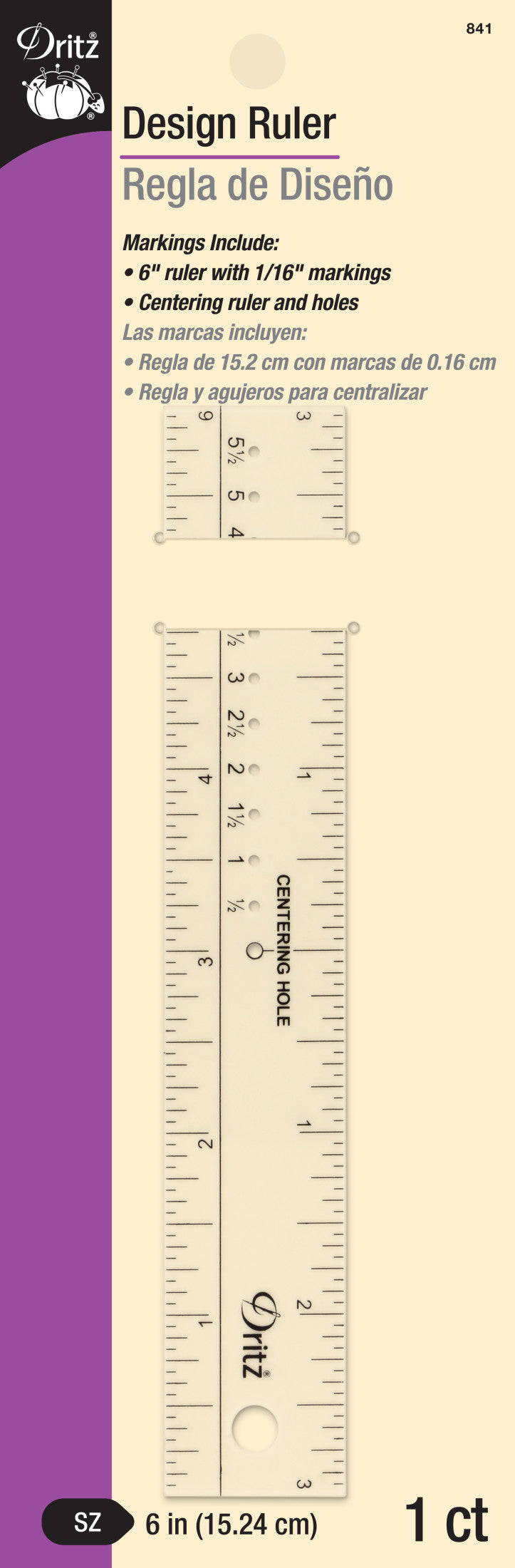 Load image into Gallery viewer, 841|Dritz 6" Design Ruler