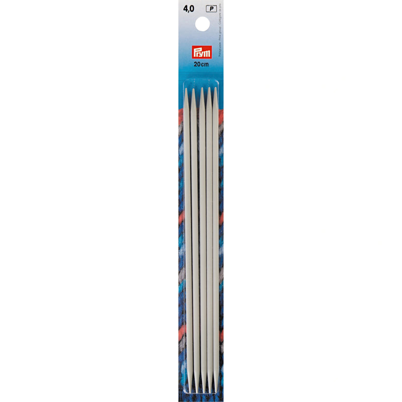 Load image into Gallery viewer, 191492|Prym 8" Double Point Aluminum Knitting Needles, 4mm